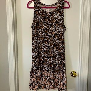Sleeveless floral dress